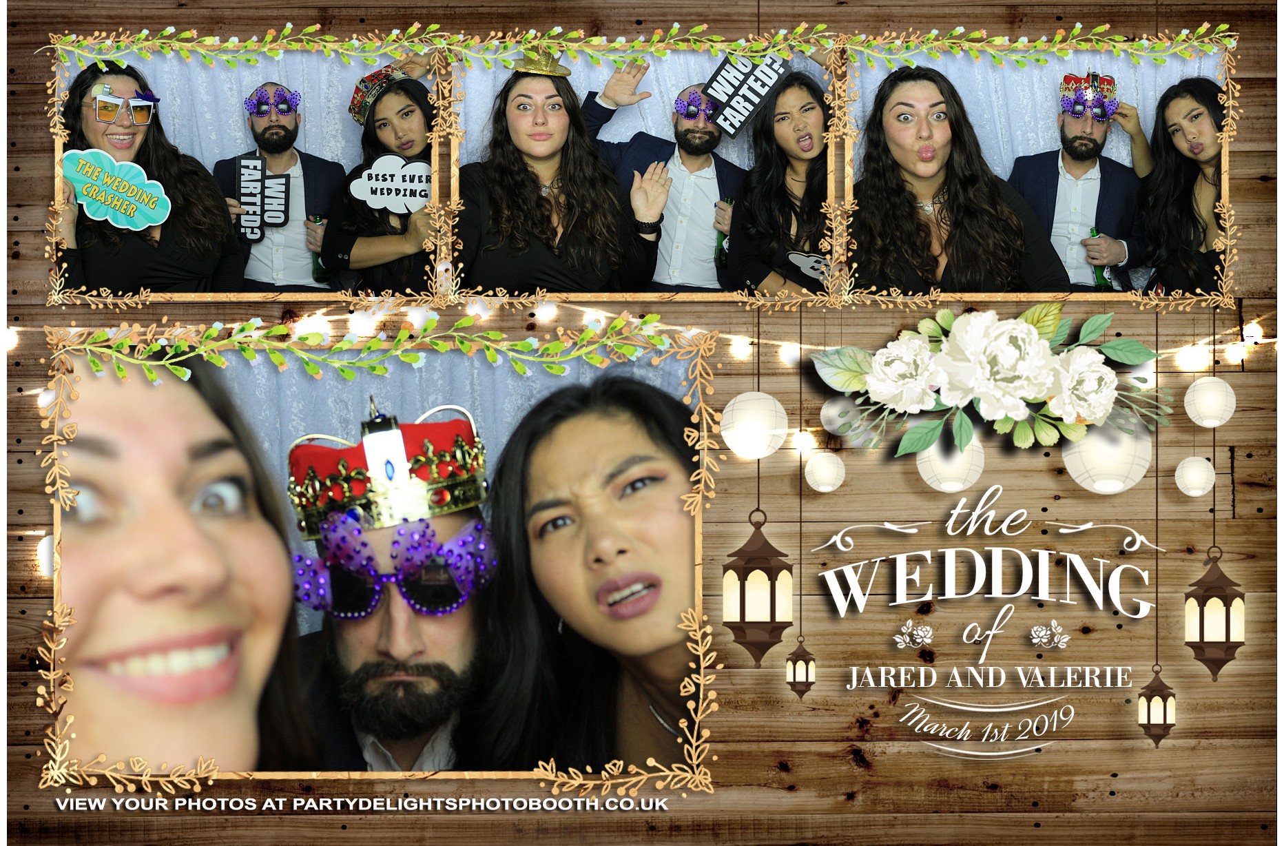 Jared and Valerie’s Wedding - Prints | View more photos from the event at gallery.partydelightsphotobooth.co.uk/u/PartyDelightsPhotoBooth/Jared-and-Valerie’s-Wedding-Prints